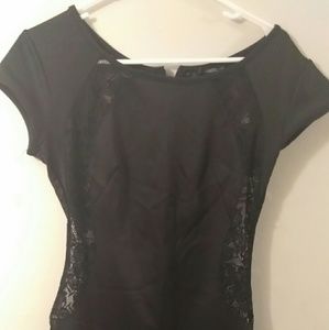 Just above the knee Black formal dressJust above t